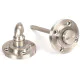 Satin Marine Stainless Steel Beehive Bathroom Thumbturn