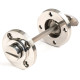 Polished Marine Stainless Steel Round Bathroom Thumbturn