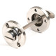 Polished Marine Stainless Steel Beehive Bathroom Thumbturn