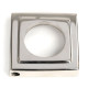 Polished Marine Stainless Steel Square Bathroom Thumbturn