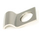 Rustic Cylinder Latch Cover - Polished Marine Stainless Steel