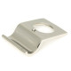 Rustic Cylinder Latch Cover - Polished Marine Stainless Steel