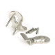 Euro Door Pull with Back-To-Back Fixings - Satin Marine Stainless Steel