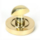 Polished Brass Round Bathroom Thumbturn Set