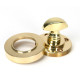 Polished Brass Round Bathroom Thumbturn Set