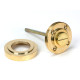 Polished Brass Art Deco Bathroom Thumbturn Set