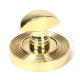 Polished Brass Beehive Bathroom Thumbturn Set