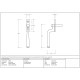Avon Espagnolette Casement Fastener - Polished Marine Stainless Steel