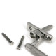 Brompton Espagnolette Casement Fastener - Polished Marine Stainless Steel