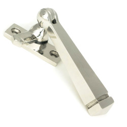 Locking Avon Casement Fastener - Polished Marine Stainless Steel