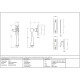 Locking Avon Casement Fastener - Satin Marine Stainless Steel