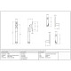 Night Vent Locking Avon Casement Fastener - Satin Marine Stainless Steel