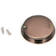 Art Deco Round Pull - Polished Bronze