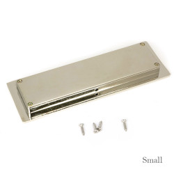 Art Deco Rectangular Pull - Polished Nickel