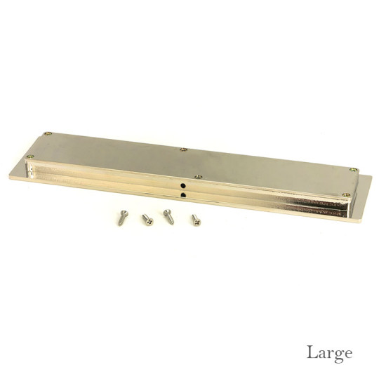 Plain Rectangular Pull - Polished Nickel