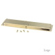 Plain Rectangular Pull - Polished Nickel
