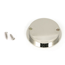 Art Deco Round Pull - Polished Nickel