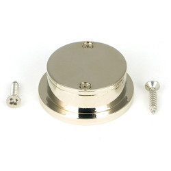 Round Finger Edge Pull - Polished Nickel