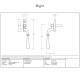 Newbury Espagnolette Casement Fastener - Polished Marine Stainless Steel
