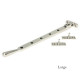 Polished Marine Stainless Steel Newbury Casement Stay