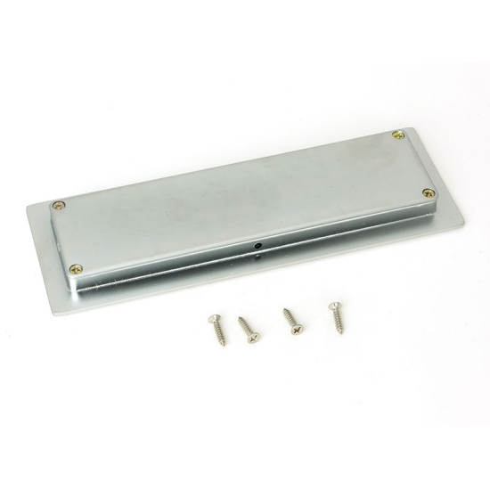 Art Deco Rectangular Pull - Satin Chrome