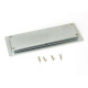 Art Deco Rectangular Pull - Satin Chrome