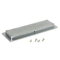 Plain Rectangular Pull - Satin Chrome