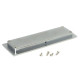 Plain Rectangular Pull - Satin Chrome