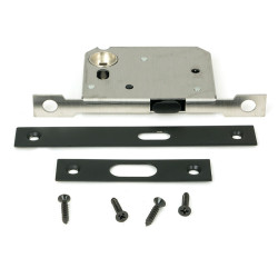 50mm Sliding Door Lock - Matt Black