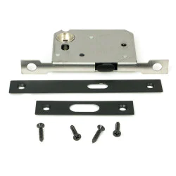 50mm Sliding Door Lock - Matt Black