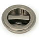 Blacksmith Pewter Patina Art Deco Round Pull Privacy Set