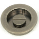 Blacksmith Pewter Patina Plain Round Pull Privacy Set