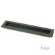 Art Deco Rectangular Pull - Matt Black