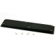 Art Deco Rectangular Pull - Matt Black