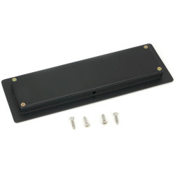 Art Deco Rectangular Pull - Matt Black