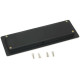 Art Deco Rectangular Pull - Matt Black