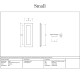 Plain Rectangular Pull - Matt Black