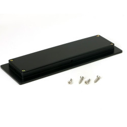 Plain Rectangular Pull - Matt Black