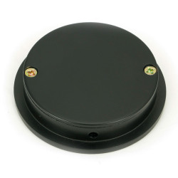 Plain Round Pull - Matt Black