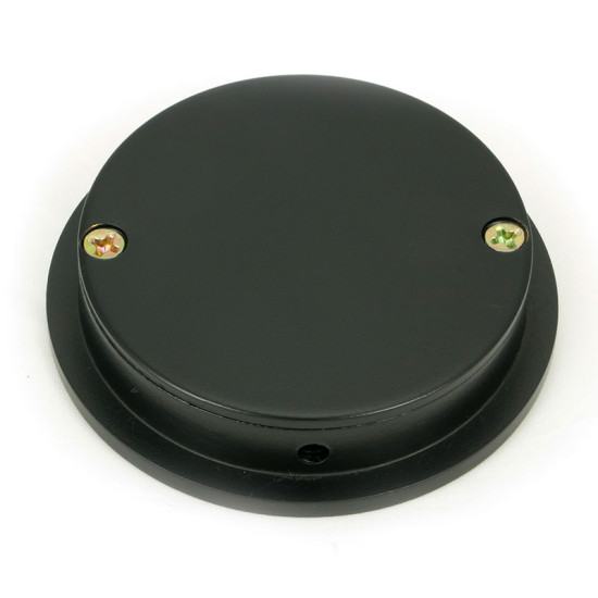 Plain Round Pull - Matt Black