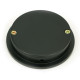 Plain Round Pull - Matt Black