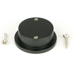 Round Finger Edge Pull - Matt Black