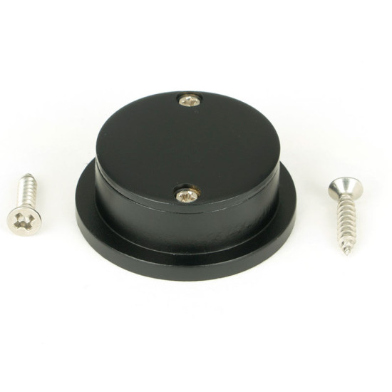 Round Finger Edge Pull - Matt Black