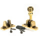 Beehive Brighton Fastener - Aged Brass