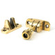 Beehive Brighton Fastener - Aged Brass