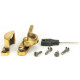 Fitch Fastener - Aged Brass