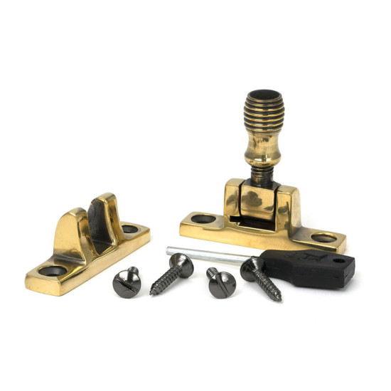 Aged Brass Beehive Brighton Fastener - Narrow (Square)