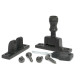 Aged Bronze Prestbury Brighton Fastener - Narrow (Square)