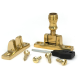 Polished Brass Prestbury Brighton Fastener - Narrow (Square)