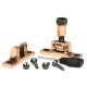 Polished Bronze Brompton Brighton Fastener - Narrow (Square)